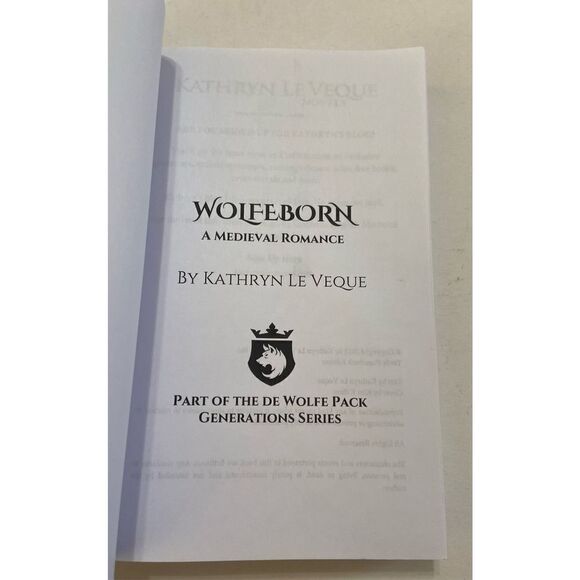 WOLFEBORN DE WOLFE PACK:GENERATIONS By Kathryn Le Veque - 2023 - Picture 6 of 7